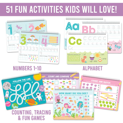 ABC Tracing Workbook for Preschool Kids
