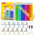 Math Flash Cards with Fidget Learning Chart