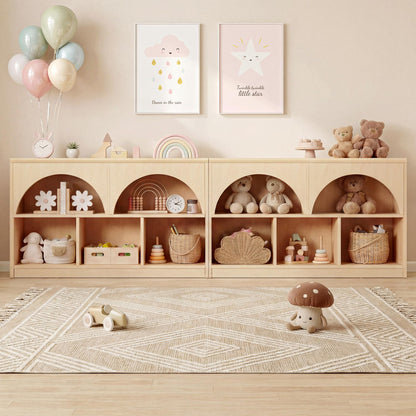 Kids Toy Storage Organizer with Bookshelf Drawers