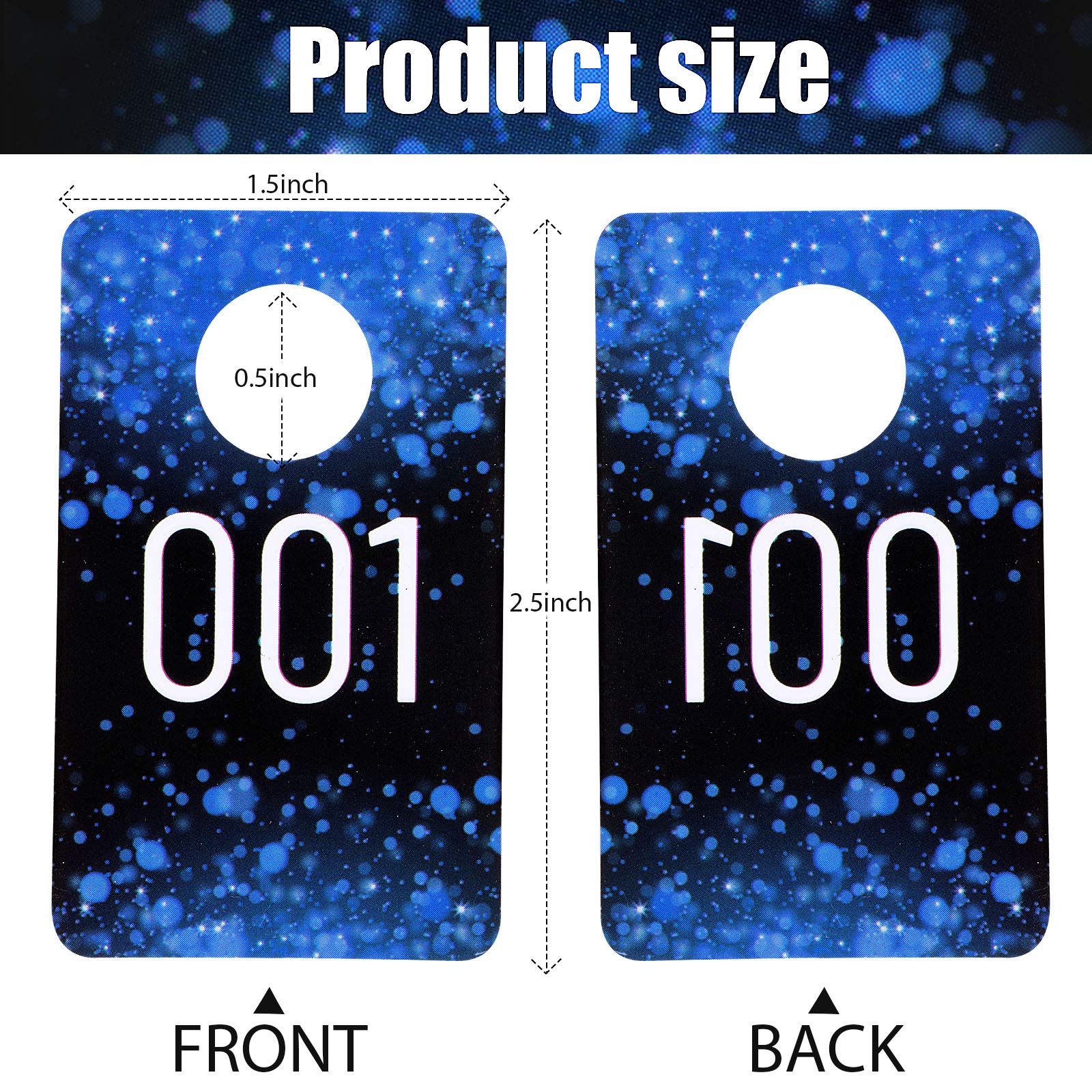 Reusable Number Tags for Kids Learning