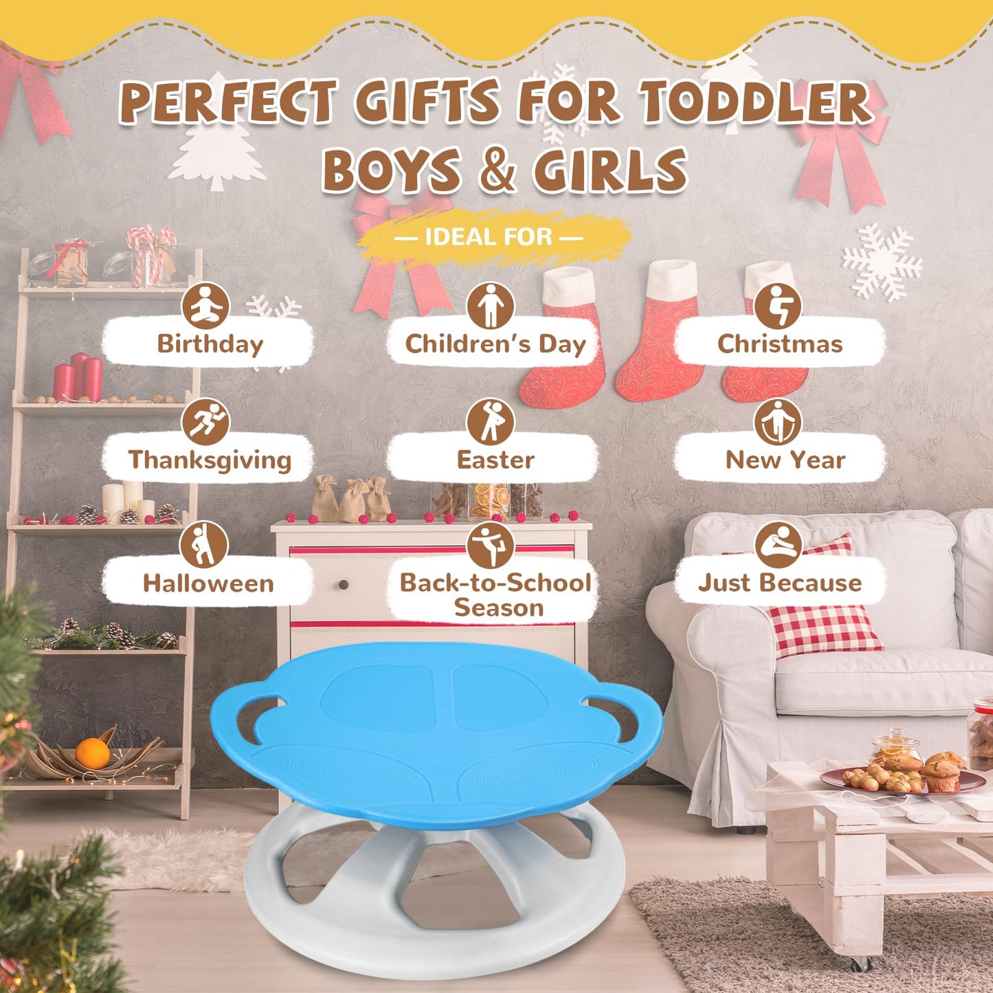 Sensory Spinning Chair for Kids