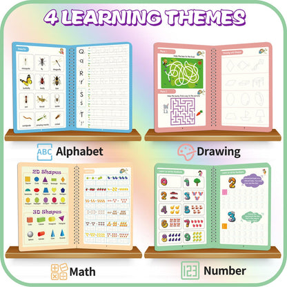 Reusable Handwriting Practice Book for Kids