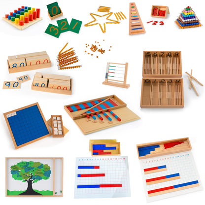 Montessori Curriculum Materials Set for Kids