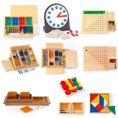 Montessori Curriculum Materials Set for Kids