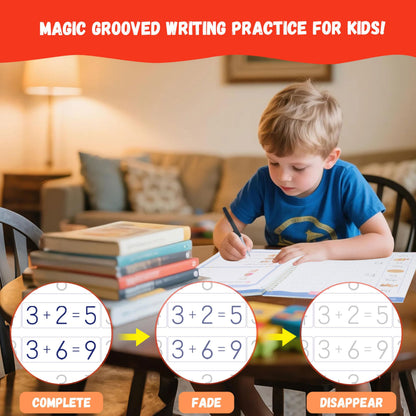 Reusable Grooved Writing Practice Books for Kids
