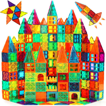 Magnetic Building Tiles STEM Learning Set