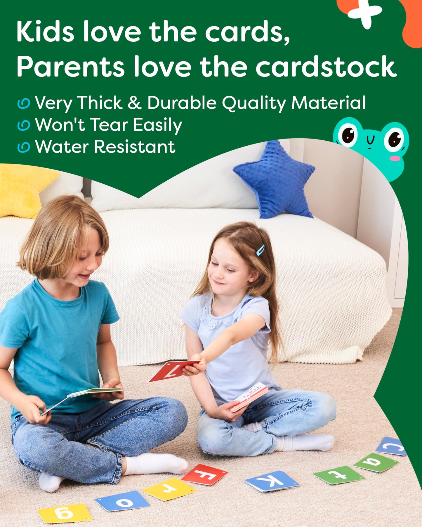 ABC Alphabet Flash Cards for Kids Ages 3-6