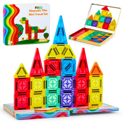 Magnetic Building Tiles STEM Learning Set