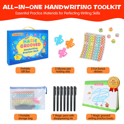 Reusable Grooved Writing Practice Books for Kids