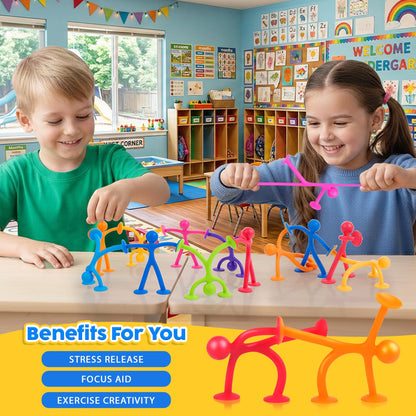 100-Pack Stretchy Suction Fidget Toys for Kids