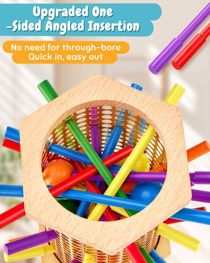 Wooden Stick Tower Montessori Game for Kids