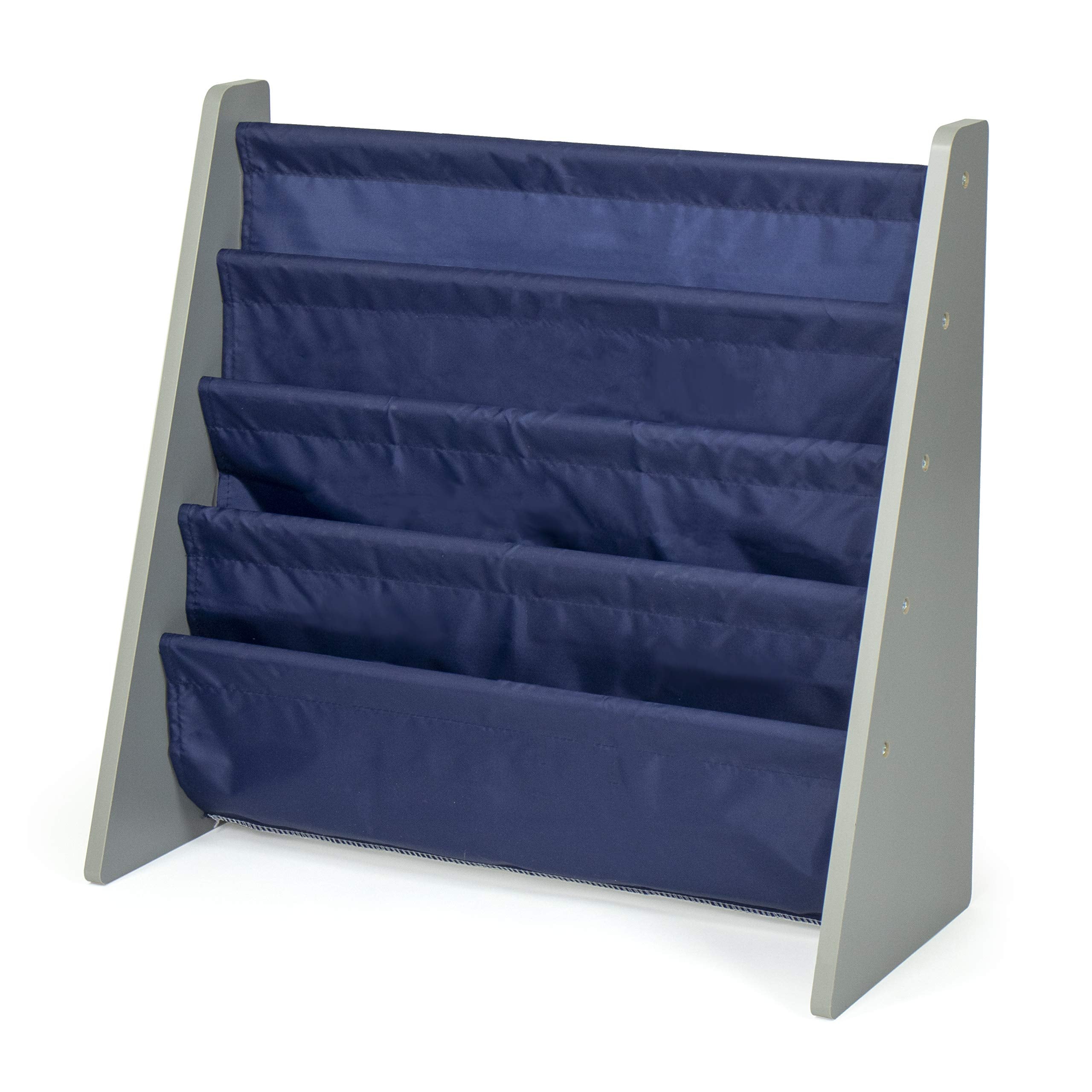 4-Tier Kids Sling Bookshelf Organizer