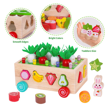 KMTJT Toddlers Montessori Wooden Educational Toys