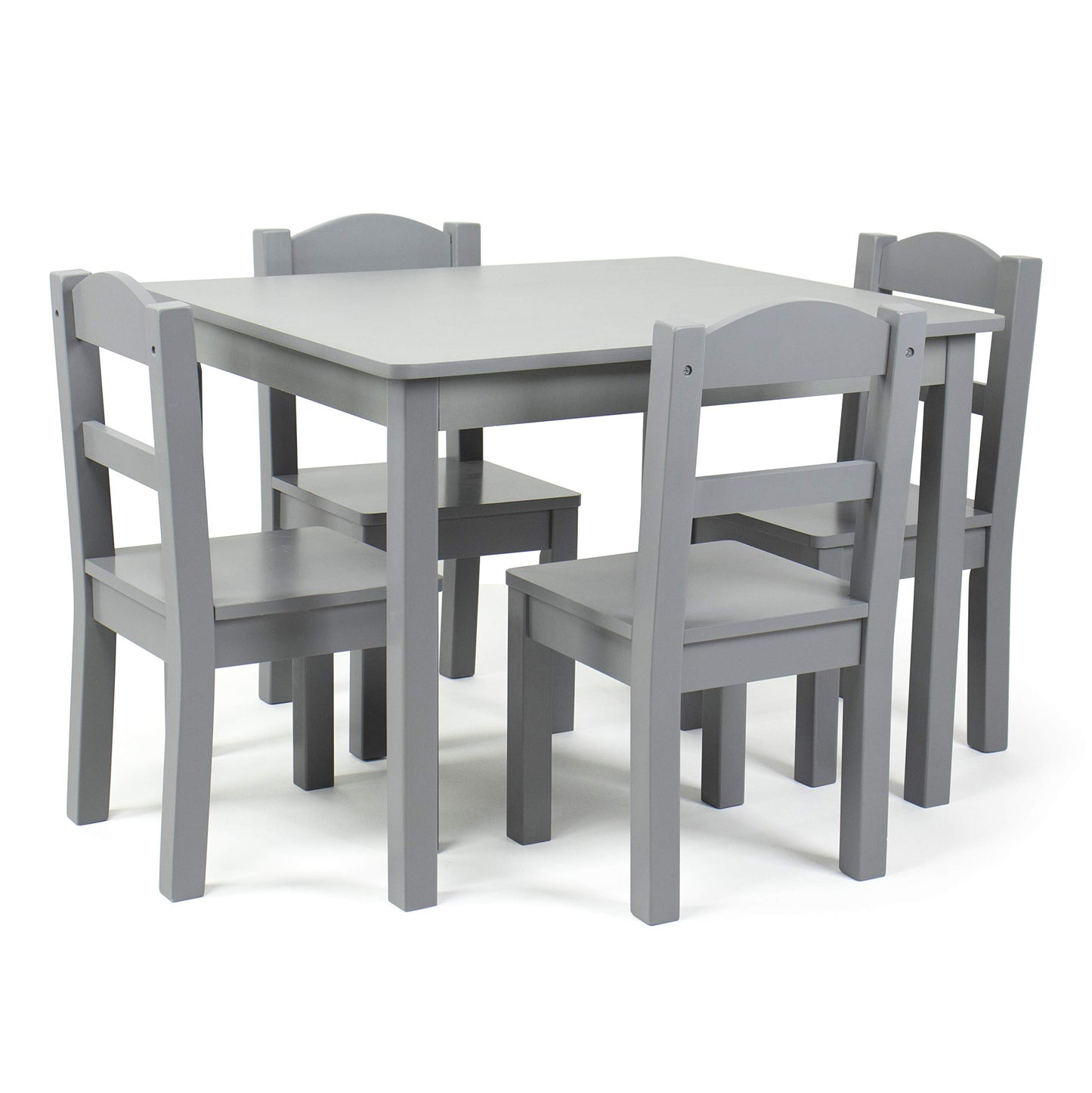 Humble Crew Kids Wood Table & 4 Chairs Set, Toddler