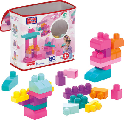 80-Piece Toddler Building Blocks Set