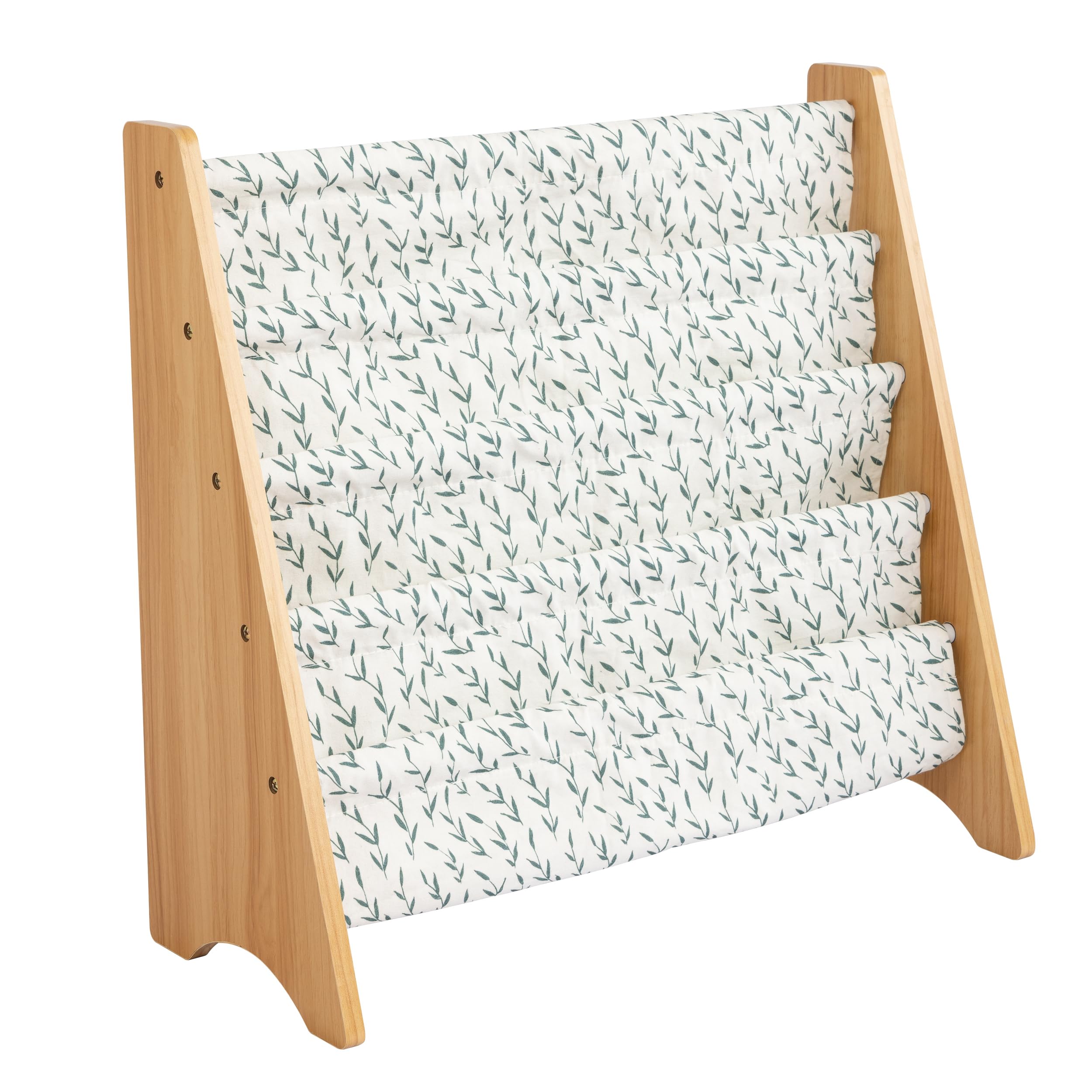 4-Tier Kids Sling Bookshelf Organizer