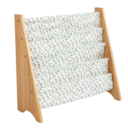 4-Tier Kids Sling Bookshelf Organizer
