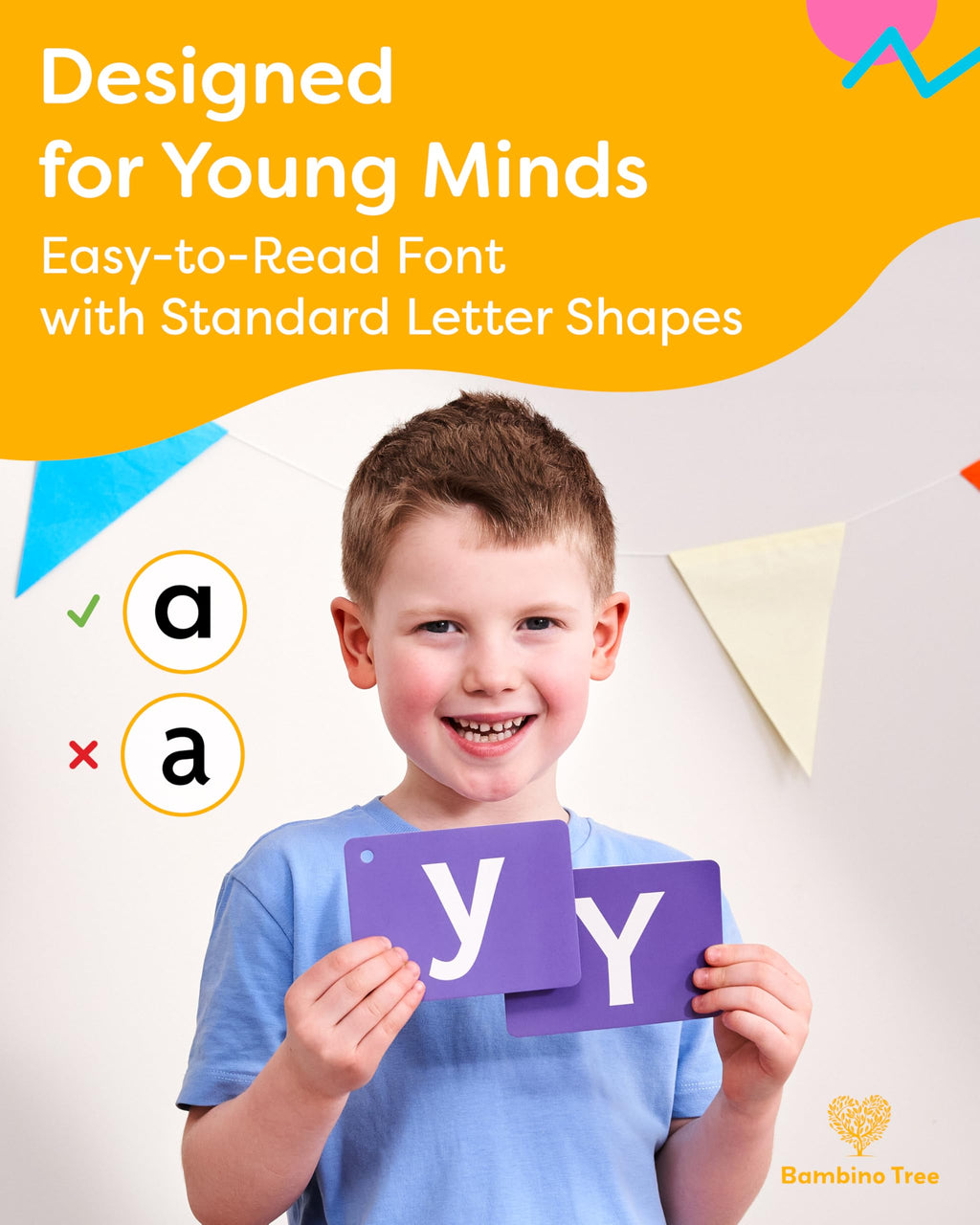 ABC Alphabet Flash Cards for Kids Ages 3-6