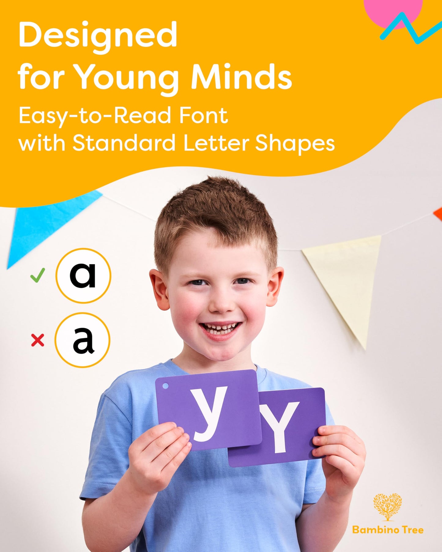 ABC Alphabet Flash Cards for Kids Ages 3-6