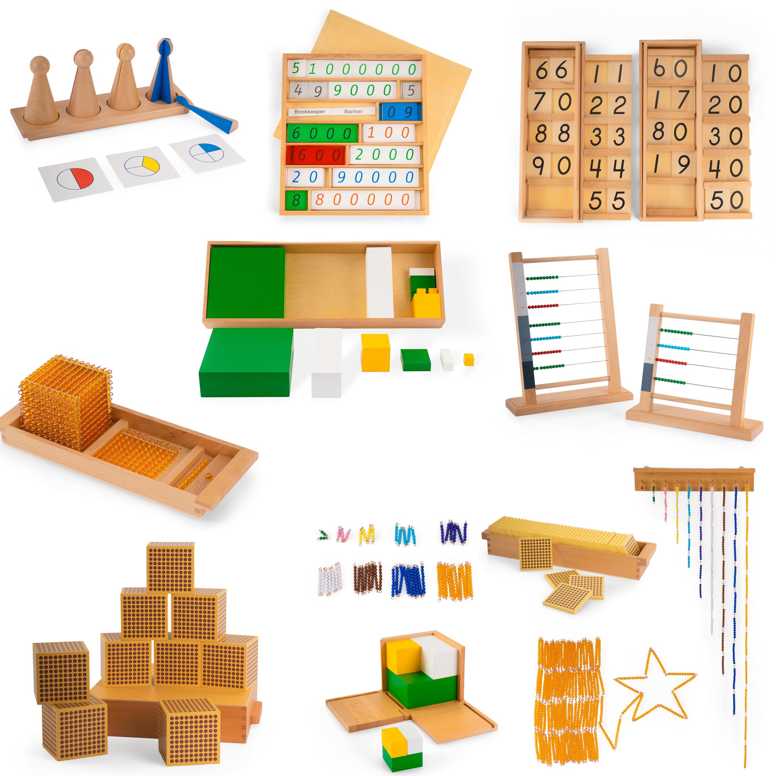 Montessori Curriculum Materials Set for Kids