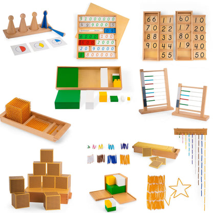 Montessori Curriculum Materials Set for Kids