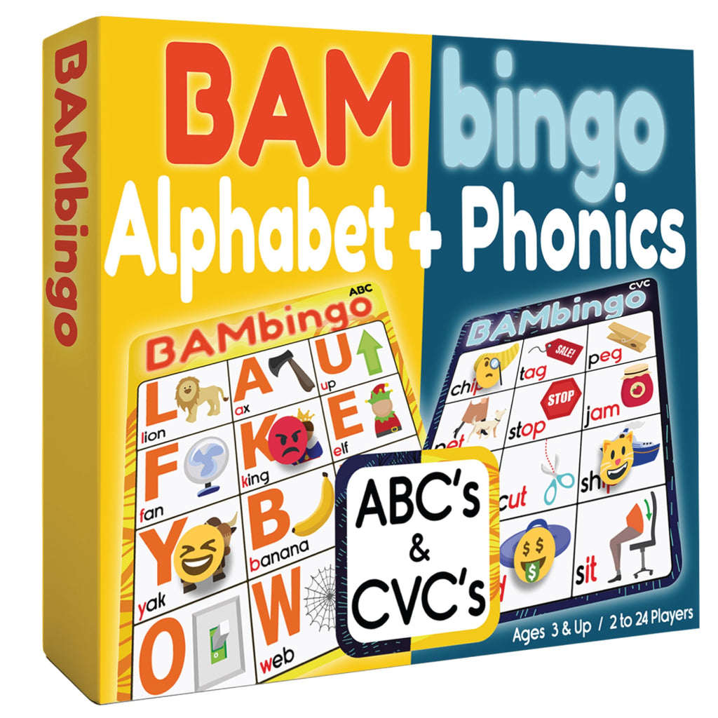 Alphabet Phonics Bingo Learning Game for Kids