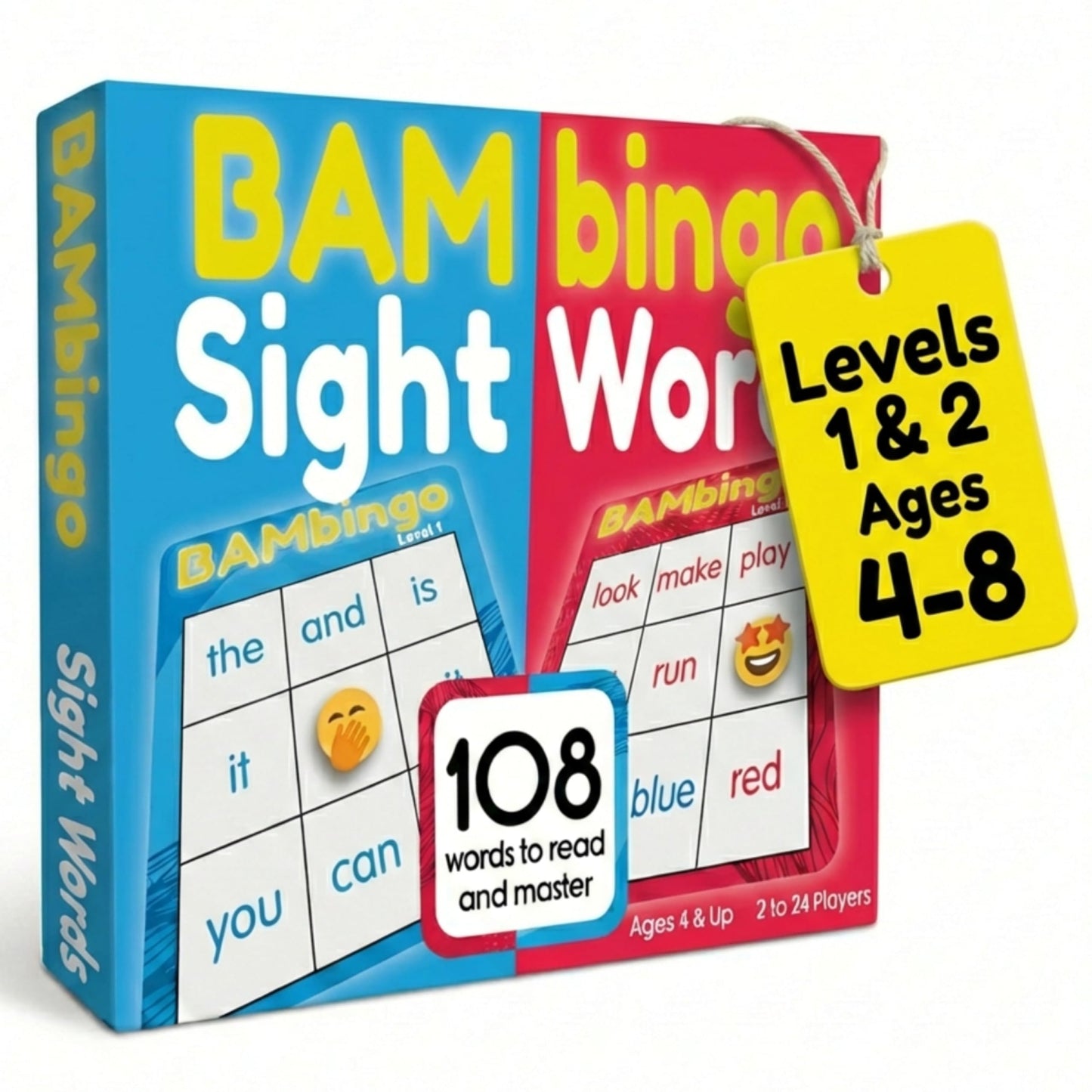 Sight Word Bingo Learning Game for Kids