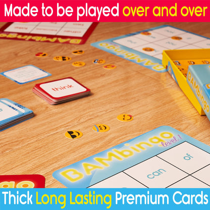 Sight Word Bingo Learning Game for Kids