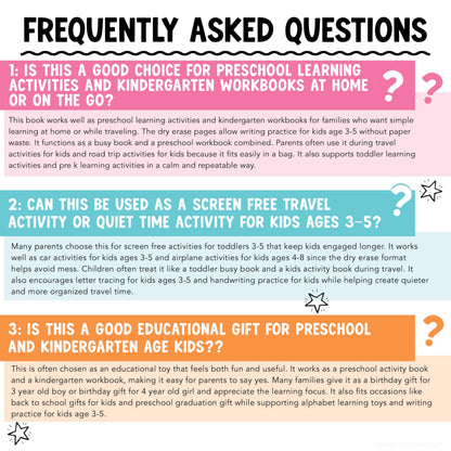 ABC Tracing Workbook for Preschool Kids