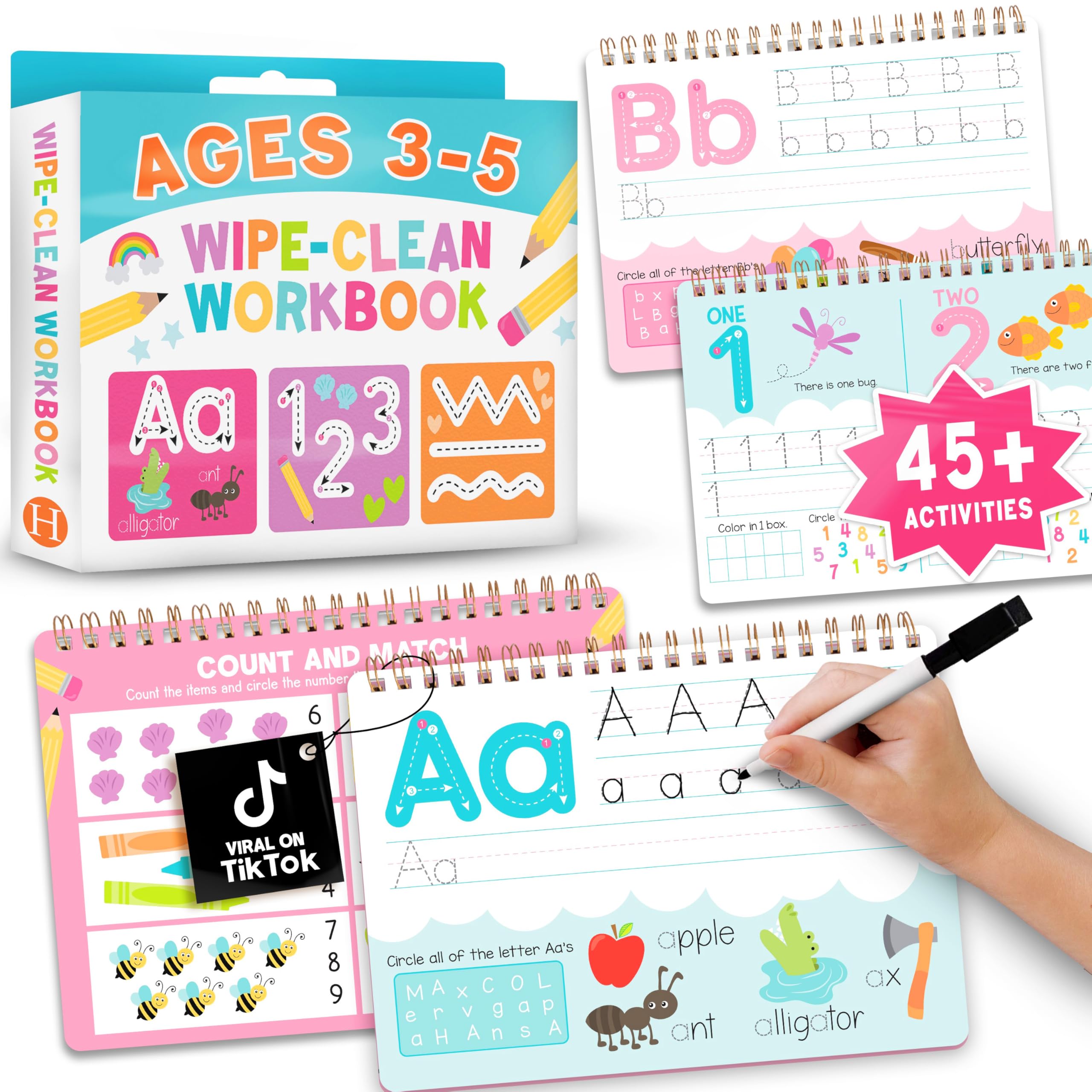 ABC Tracing Workbook for Preschool Kids