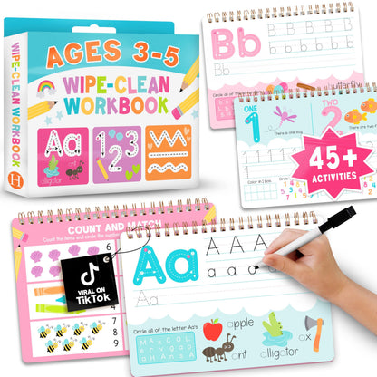 ABC Tracing Workbook for Preschool Kids
