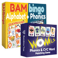 Alphabet Phonics Bingo Learning Game for Kids