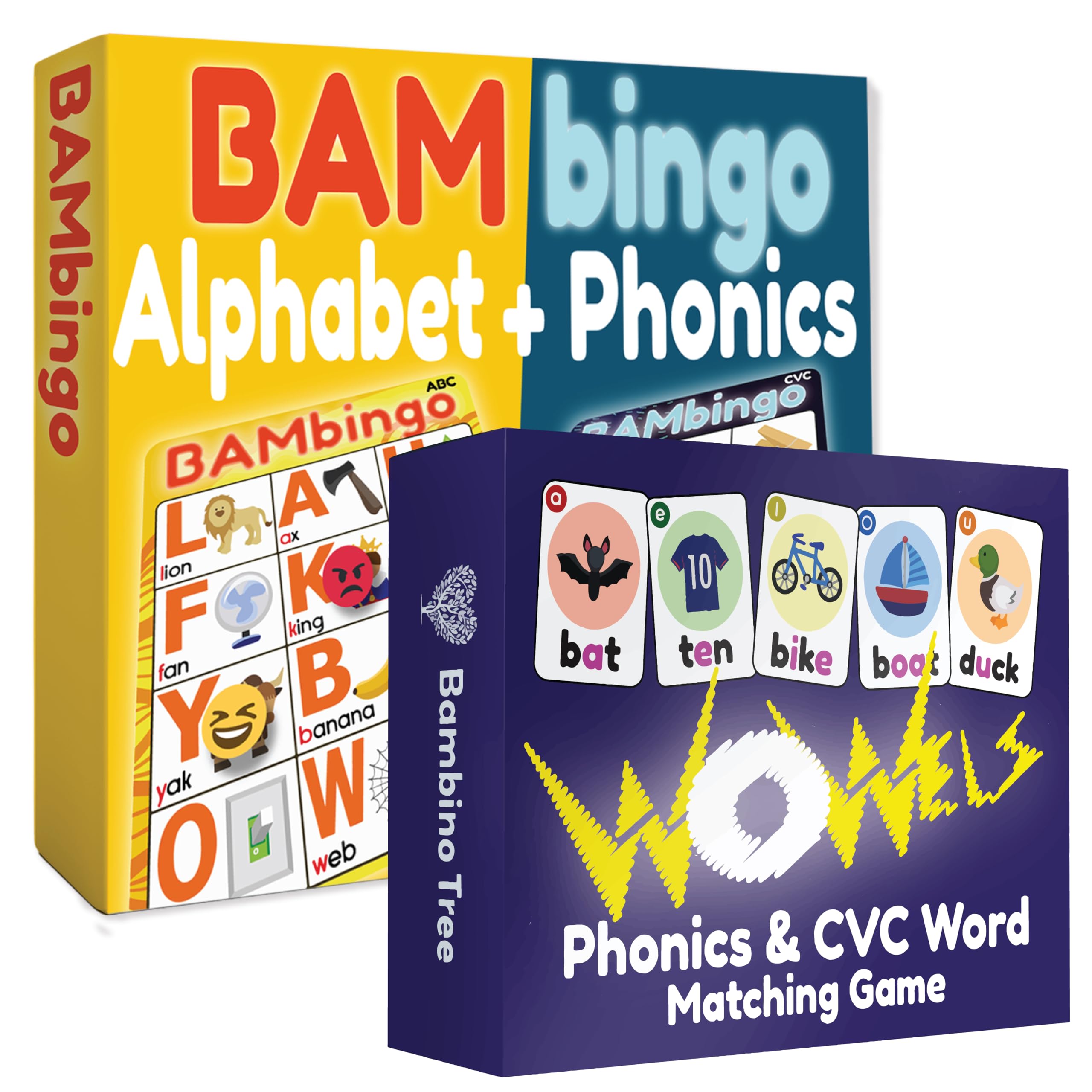 Alphabet Phonics Bingo Learning Game for Kids
