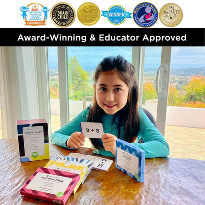 Jumbo Math Flash Cards Learning Set for Kids