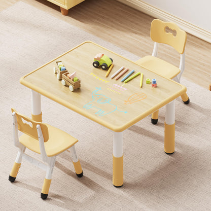 Adjustable Toddler Table and Chair Set